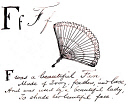 2013GU4705-01
©
F was a beautiful Fan, made of ivory, feathers and lace..., by Edward Lear. England, late 19th century 2013GU4705-01
©
F was a beautiful Fan, made of ivory, feathers and lace..., by Edward Lear. England, late 19th century