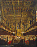 2006BE9693-01
&copy; Victoria and Albert Museum, London
Queen Victoria opening Parliament in 1859, by S.J.Hodson. England, 1859