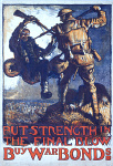 2006AN5185-01
&copy;
Put strength in the final blow. Buy war bonds, by Sir Frank Brangwyn. Britain, 1918