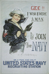 2006AU1423-01
&copy; Victoria and Albert Museum, London
Poster For The United States Navy, 1917, by Howard Chandler Christy  for The United States Navy, 1917