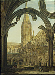2006AV5729-01
&copy; Victoria and Albert Museum, London
Salisbury Cathedral, by J.M.W. Turner. England, 1802