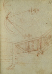 2006AW1402-01
&copy; Victoria and Albert Museum, London
Sketch of gate, by Leonardo da Vinci. Italy, 15th-16th century