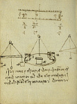 2006AW1490-01
&copy; Victoria and Albert Museum, London
Text with geometric sketch, by Leonardo da Vinci. Italy, 15th-16th century