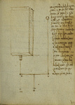 2006AW1578-01
&copy; Victoria and Albert Museum, London
Text with sketch of pulley, by Leonardo da Vinci. Italy, 15th-16th century