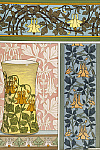 2006AP0144-01
&copy; Victoria and Albert Museum, London
Columbines in ornament, by Eugene Grasset. London, England, 1897