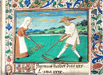 2006AP4430-01
&copy; Victoria and Albert Museum, London
June, from The Playfair Book of Hours. France, late 15th century