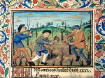 2006AP4431-01
&copy; Victoria and Albert Museum, London
March, from The Playfair Book of Hours. France, late 15th century