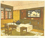 2006AN2156-01
&copy; Victoria and Albert Museum, London
Interior of a Craftsman House, by Gustav Stickley. USA, early 20th century