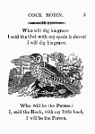 2006AM2522-01
©
Page from The Death and Burial of Cock Robin. London, England, 19th century 2006AM2522-01
©
Page from The Death and Burial of Cock Robin. London, England, 19th century