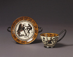 2006AW2433-01
&copy; Victoria and Albert Museum, London
Cup and stand. Naples, Italy, early 19th century