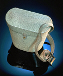 2006AN9465-01
&copy; Victoria and Albert Museum, London
Gas mask bag, by H Wald & Co. England, early 20th century