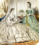 2006BE7809-01
&copy; Victoria and Albert Museum, London
Bridal costume. Paris, France, 1865