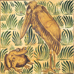 2006AT6944-01
&copy; Victoria and Albert Museum, London
Stork and Frog, by William de Morgan. England, 19th century