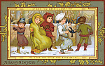 2006AG2325-01
&copy; Victoria and Albert Museum, London
Christmas Card, by Marcus Ward & Co. England, mid-19th century