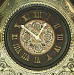 2006AM5946-01
&copy; Victoria and Albert Museum, London
Clock, detail, by B.J. Talbert. Coventry, England, mid-19th century
