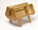 2006AT4811-01
&copy;
The Penguin Donkey Bookcase or magazine rack, designed by Egon Riss and Jack Pritchard Made by Isokon Ltd. UK, 1939