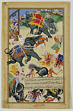 2006AM4926-01
&copy; Victoria and Albert Museum, London
Trained elephants executing prisoners. India, late 16th century