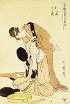 2006BD7314-01
&copy; Victoria and Albert Museum, London
Otsuma and Hachirobe, by Kitagawa Utamaro. Japan, late 18th century