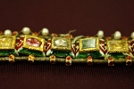 1000SC1535-01
&copy; Stuart Cox
Bracelet, detail, by Pyari Lal. Delhi, India, 19th century