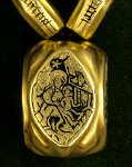 2006AN4178-01
&copy; Victoria and Albert Museum, London
The Langdale Rosary, detail of panel on pendant. England, late 15th century
