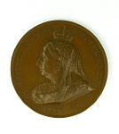 2006AN1665-01
© Victoria and Albert Museum, London
Jubilee Medal with portrait of Queen Victoria, by Spink & Son Ltd. London, England, 1897 2006AN1665-01
© Victoria and Albert Museum, London
Jubilee Medal with portrait of Queen Victoria, by Spink & Son Ltd. London, England, 1897