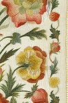 2006AL8090-01
&copy;
Kerchief, detail of rose and minor border. Ottoman Empire, 18th century