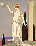 2006BF2755-01
© Victoria and Albert Museum, London
Nigh dress inspired by roman fashion with diadem and train, from Gazette du Bon Ton, by Worth. Paris, France, 1921 2006BF2755-01
© Victoria and Albert Museum, London
Nigh dress inspired by roman fashion with diadem and train, from Gazette du Bon Ton, by Worth. Paris, France, 1921