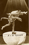 2006AH6011-01
&copy;
Roller Skating on a Drum, photo W. Fleischer. Berlin, Germany, late 19th century