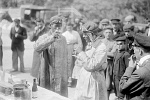 1000PK0010-01
&copy; Andrew Pitcairn-Knowles
A refreshing glass of champagne after the race, photo Andrew Pitcairn-Knowles. Ostend, Belgium, 1906