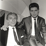 2006BA7148-01
&copy;
Adam Faith with Cliff Richard, photo Harry Hammond. UK, 1960s