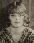 1407BP2447-01
&copy; Victoria and Albert Museum, London
Daphne Du Maurier, detail of diptych, photo Curtis Moffat. London, UK, early 20th century