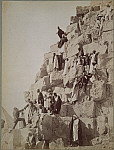 2006AR9578-01
&copy; Victoria and Albert Museum, London
On the Pyramids, photo Felice Beato. Britain, 19th century
