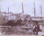2006AW1362-01
&copy; Victoria and Albert Museum, London
Harbour Scene, photo Calvert Jones. England, 19th century
