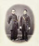 2006BC5272-01
&copy; Victoria and Albert Museum, London
Modern officers, photo Felice Beato. England, late 19th century