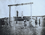 2006BC6130-01
&copy; Victoria and Albert Museum, London
The Execution of Mutineers in The Indian Mutiny, photo Felice Beato. India, 1857