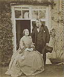 2006BC7394-01
&copy; Victoria and Albert Museum, London
George Cruikshank with Eliza Cruikshank. England, 19th century