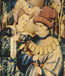 1706AV0887-01
&copy;
Devonshire Hunting Tapestry detail. Netherlands, 15th century