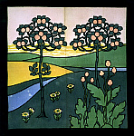 2006AU2018-01
&copy; Victoria and Albert Museum, London
Panel for a Cushion, by the Silver Studio. Kent, England, 1904