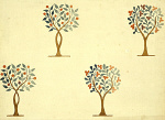 2006AF3632-01
&copy;
Design for woven silk, by Anna Maria Garthwaite. England, early 18th century