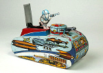 2006AF4206-01
&copy;
Clockwork space tank, by Louis Marx & Co. Ltd. US, mid-20th century