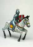2006AF4216-01
&copy;
Clockwork toy knight and horse, by Yoneya Toys Co. Ltd. Japan, late 20th century